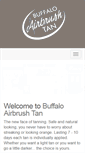 Mobile Screenshot of buffaloairbrushtan.com