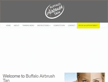 Tablet Screenshot of buffaloairbrushtan.com